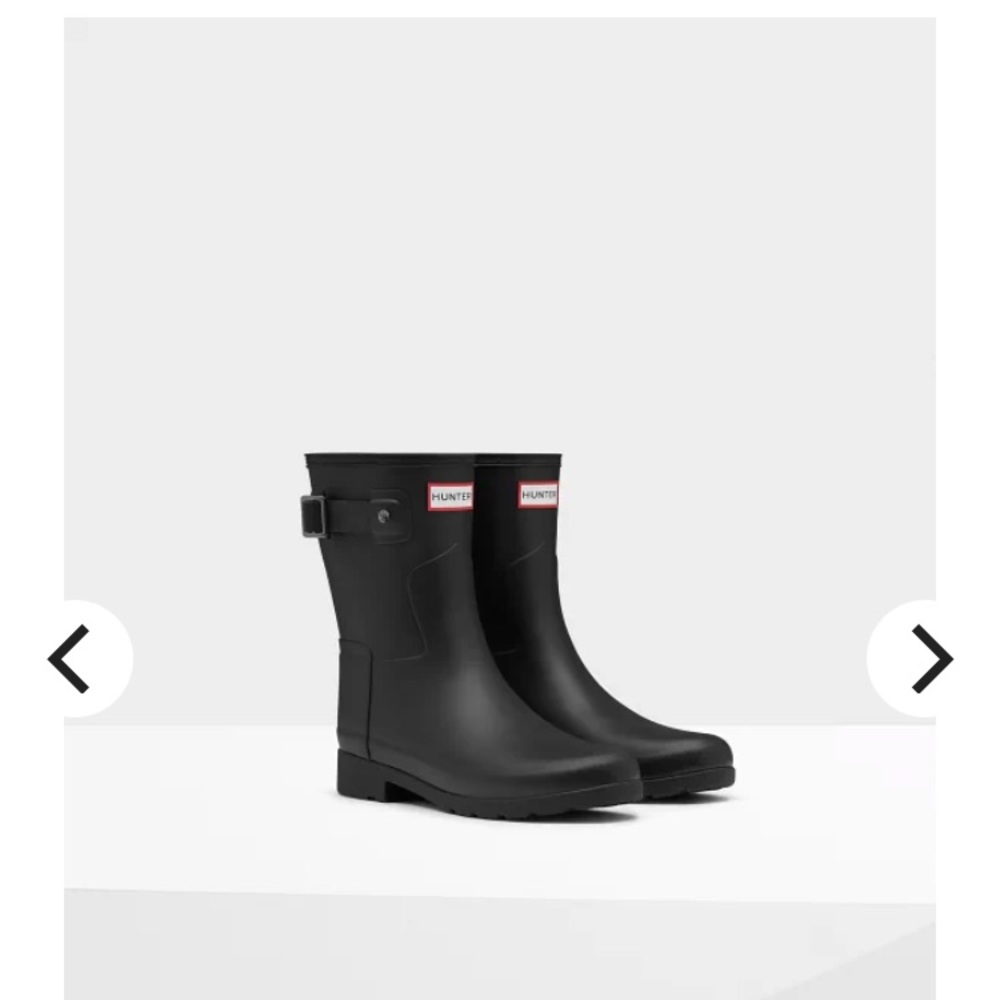 Never Worn Hunter Slim Fit Short Rain Boots
